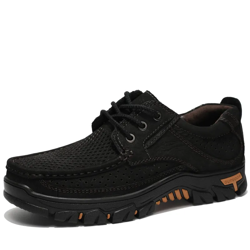 Needlepoint Loafers 2020 Newly Men'S Summer Loafers Shoes Genuine Leather Causal Men Shoes Outdoor Cowhide Driving Shoes