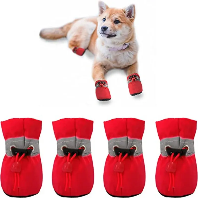 Adidas Business Casual Shoes 4 Packs Dogs Anti-Slip Boots