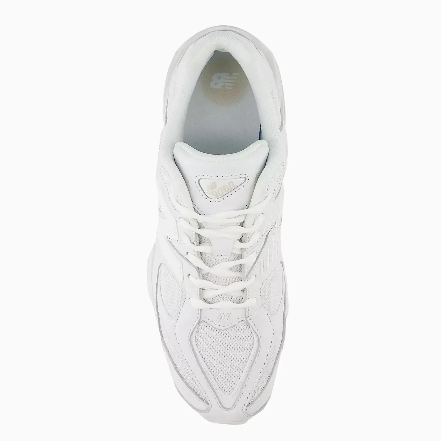 New Balance 574 White Leather Womens 9060 "Triple White"