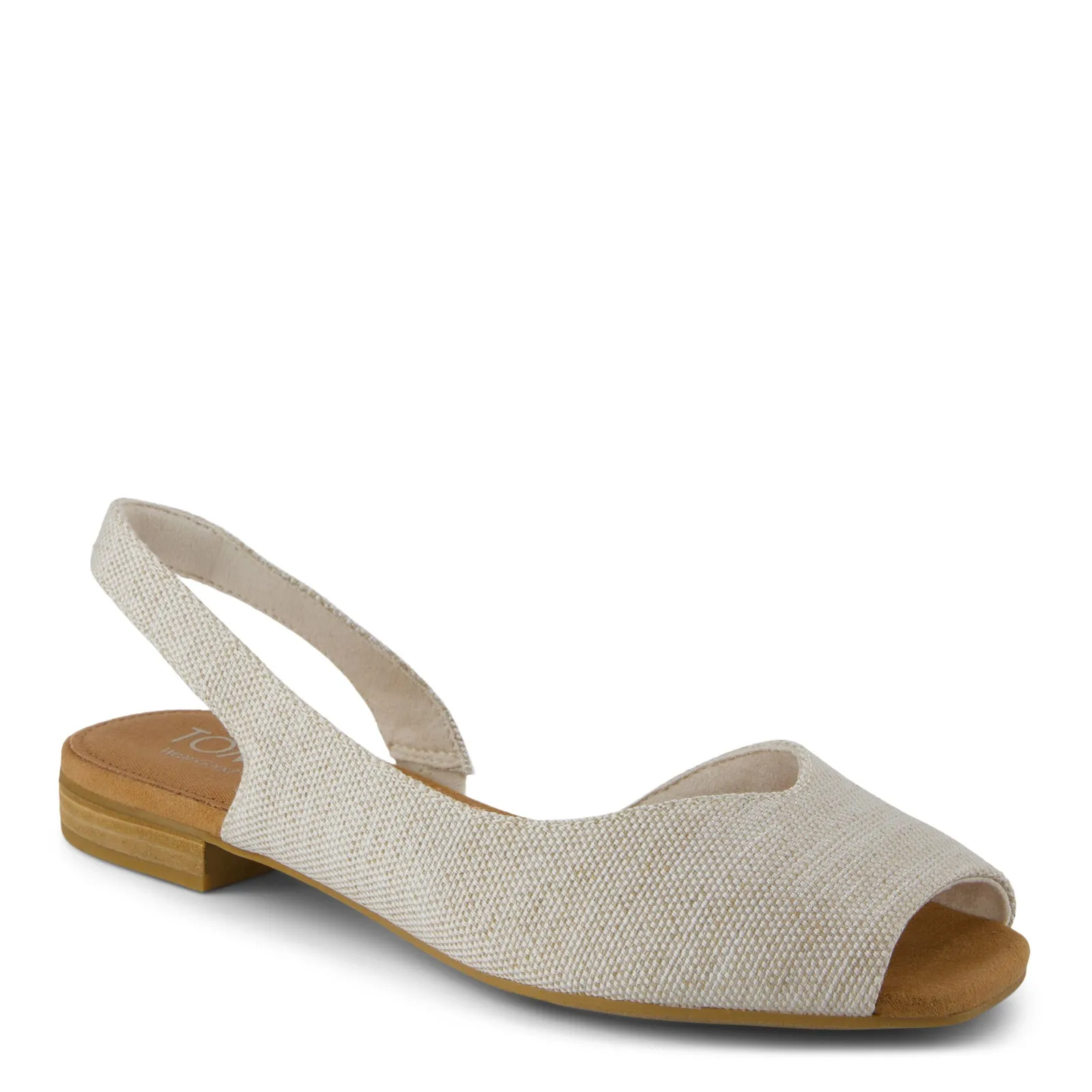 Women's TOMS, Briella Slingback Flat Sun Safe