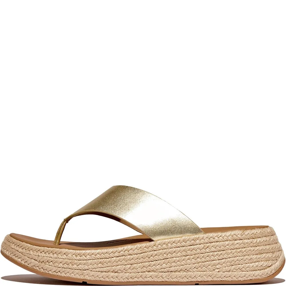 Stretch fit Heel Design Fitflop F-Mode Toe Post Espadrille