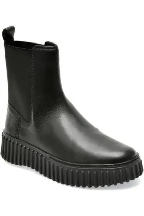 Reinforced Clarks Torhill Maple black leather