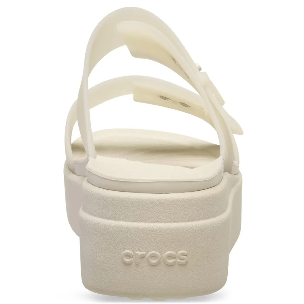 Breathable straps Crocs Brooklyn Buckle Low Wedge
