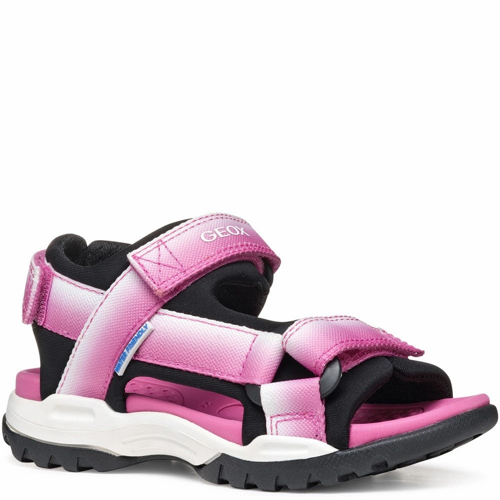 Geox J Borealis Girl Junior Sandals Petal Jog Walk-Ready Shoes