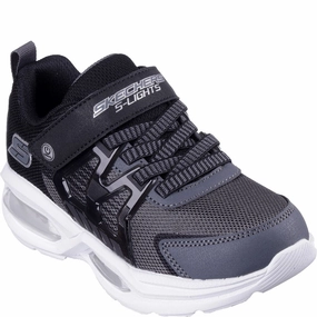 Skechers S Lights: Prismatrons Trainer Comfortable Sole Canvas Construction
