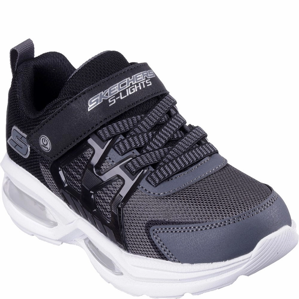 Skechers S Lights: Prismatrons Trainer Comfortable Sole Canvas Construction