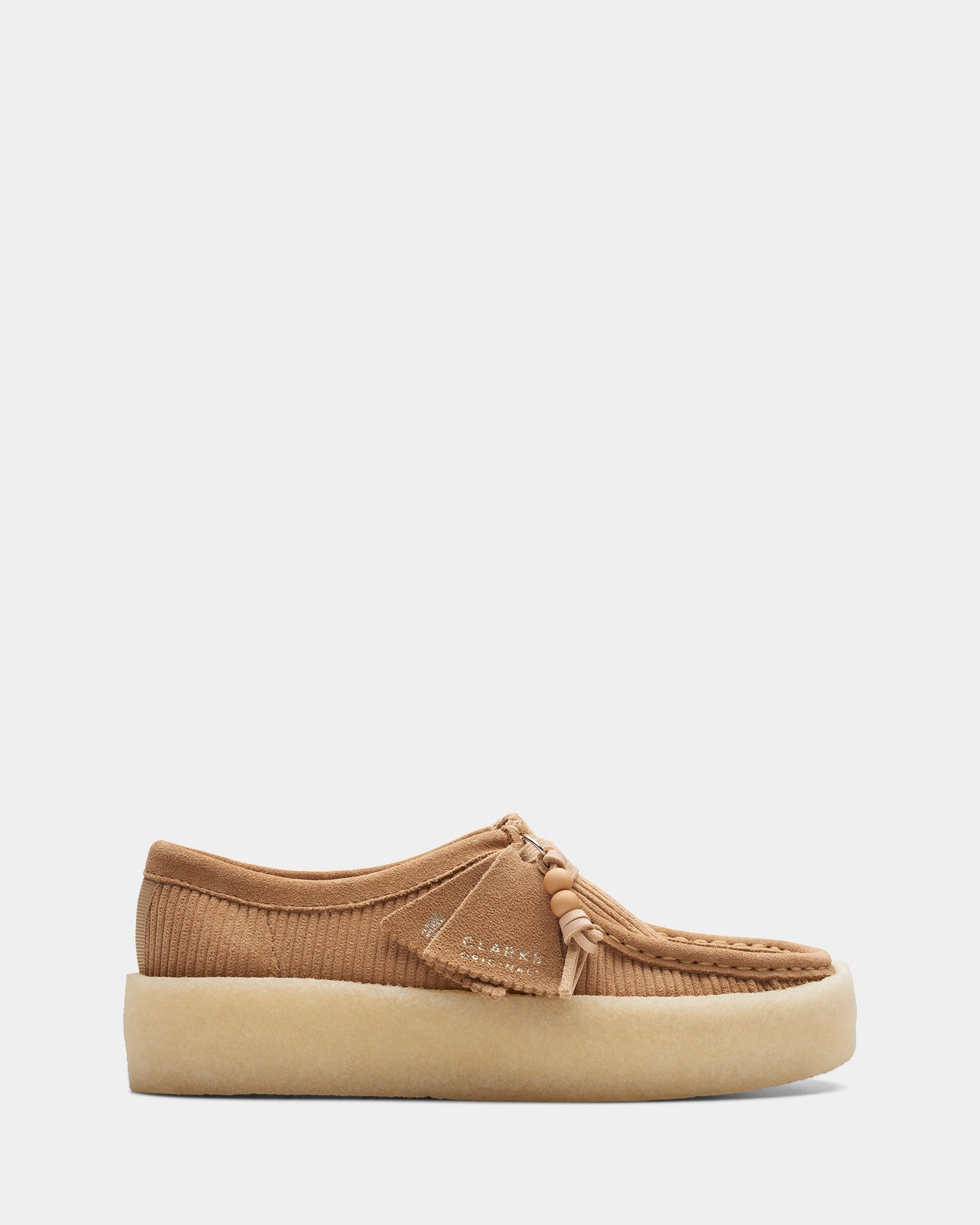 Wallabee Cup. (W) Tan Cord Travel Choice