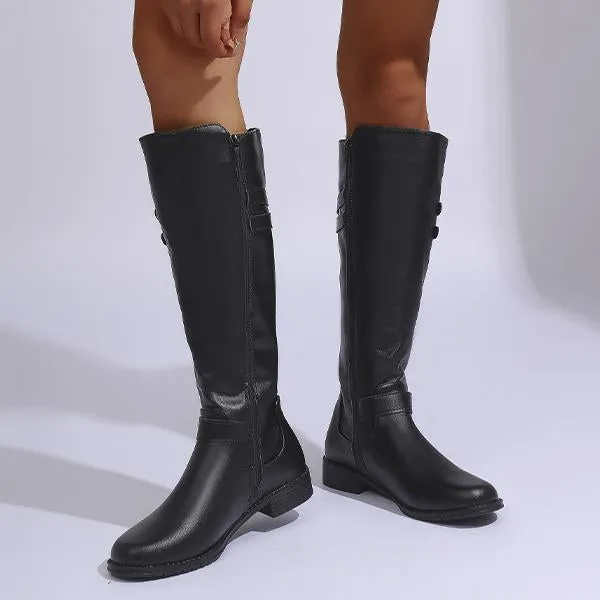 Women's Casual Everyday Buckle Knee-High Boots 85074502S Adidas Astrastar Shoes
