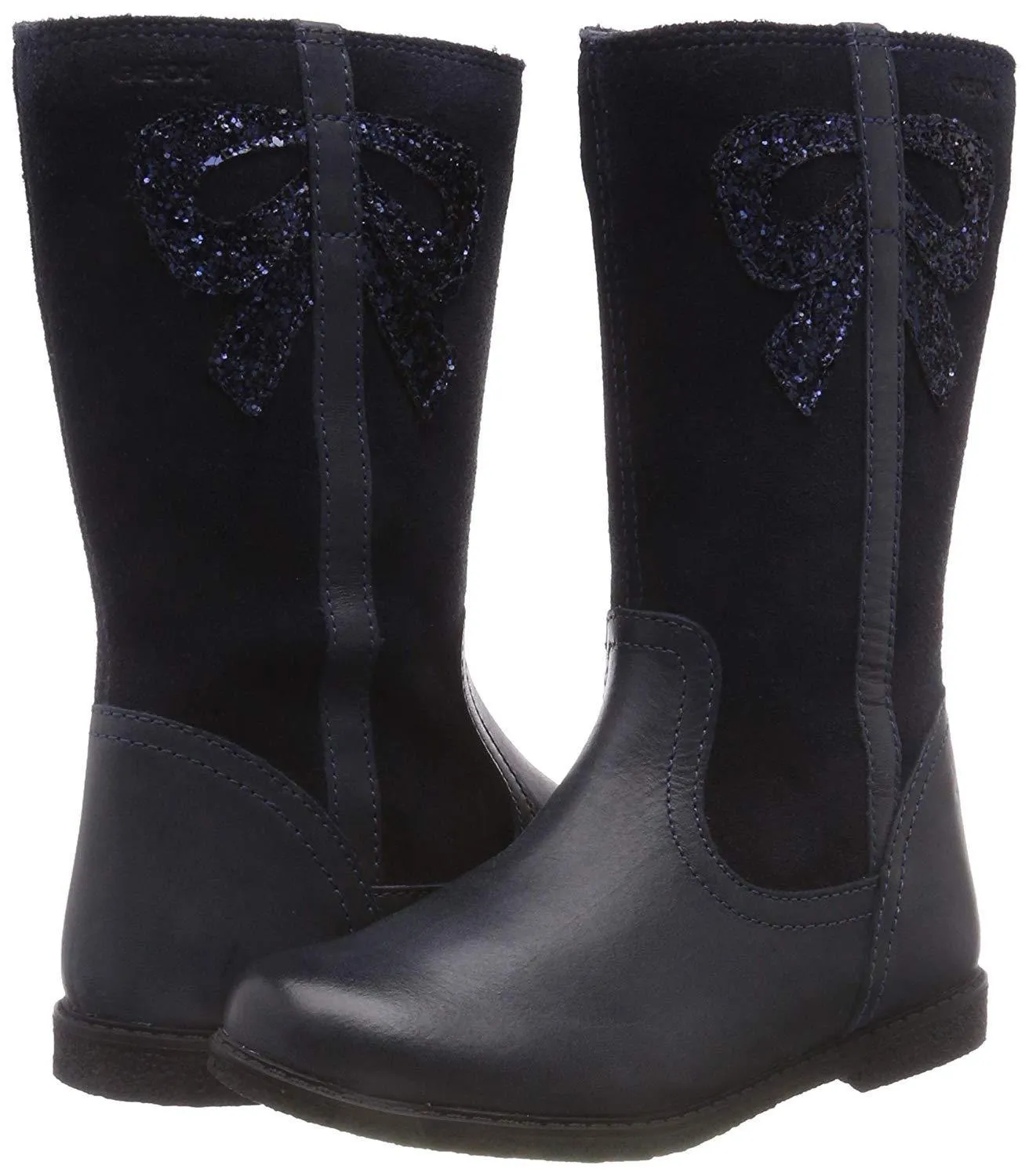 Asics Shoes Wrestling Geox Shawntel Girls Navy Boots