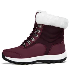 OCW Orthopedic Women Snow Boots Waterproof Warm Fur Lined Non-slip Winter Boots Snow Boots Utah