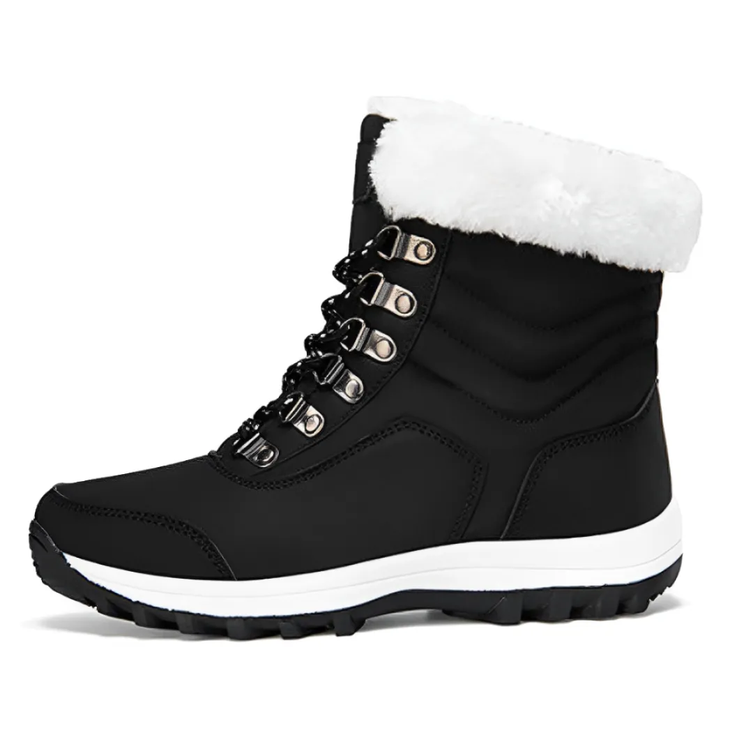 OCW Orthopedic Women Snow Boots Waterproof Warm Fur Lined Non-slip Winter Boots Vans Mid Mte Snow Boot