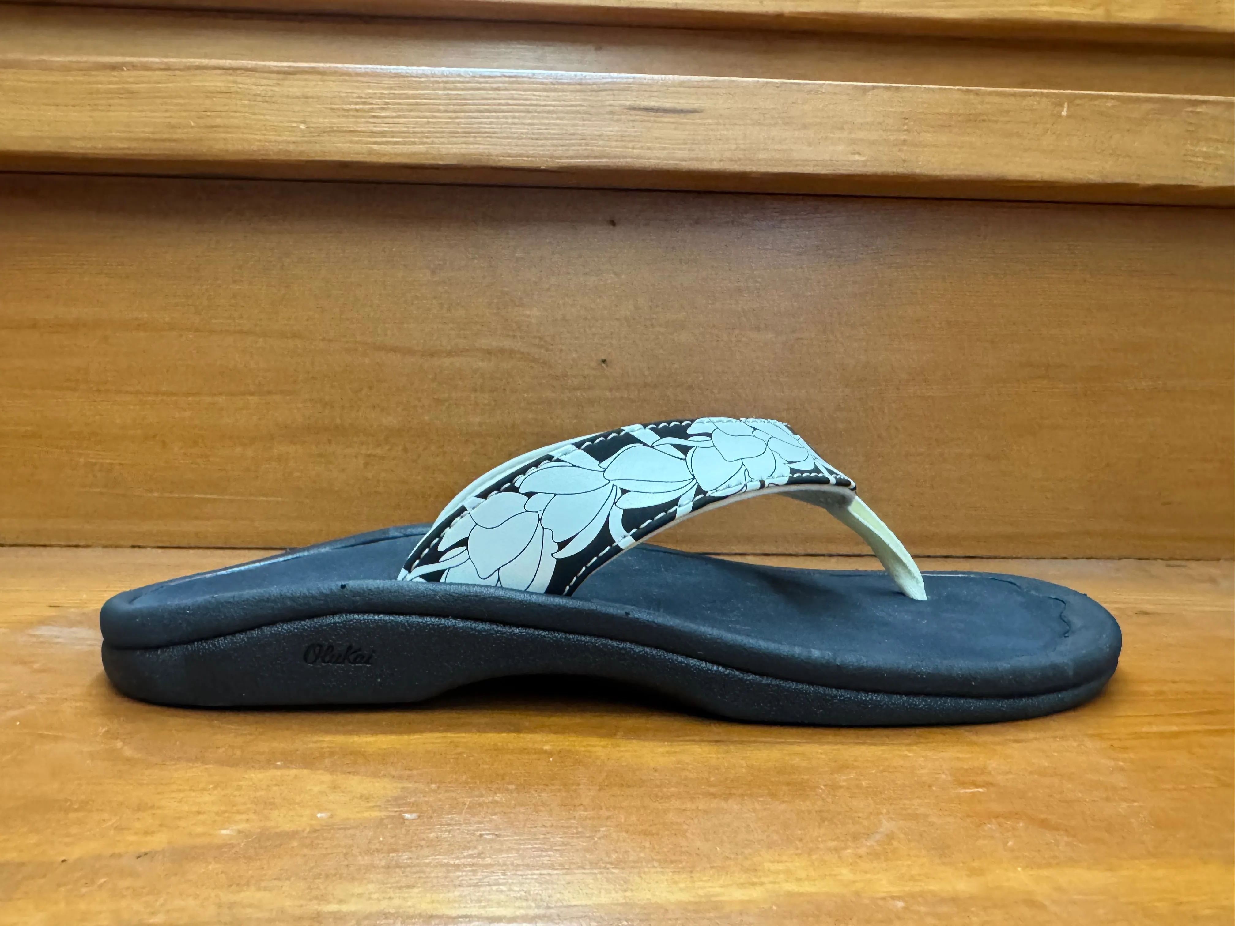 summer shoes Match Easy Olukai Ohana flip flop Lava Rock/Pai 20110-LRZQ