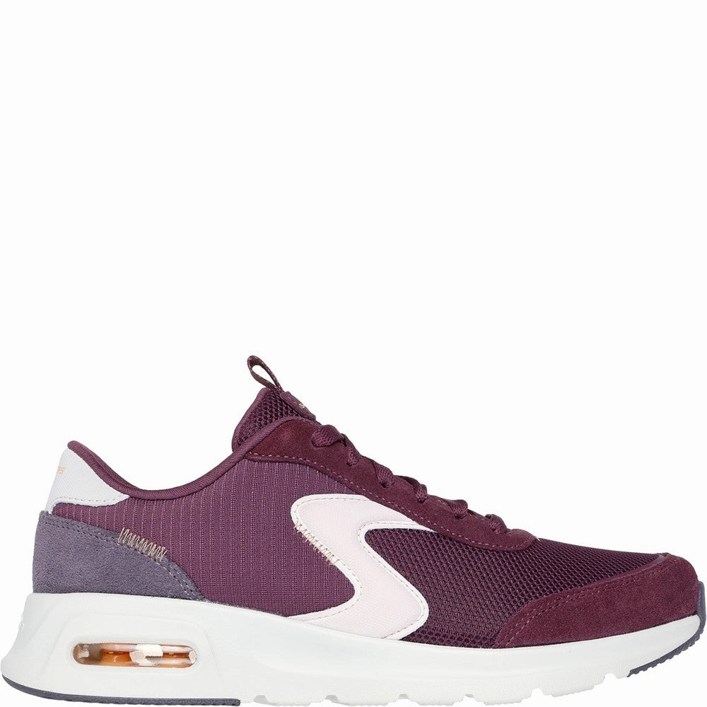 Skechers Skech-Air Court Air Wave Trainers Velcro Closure Coastal Style