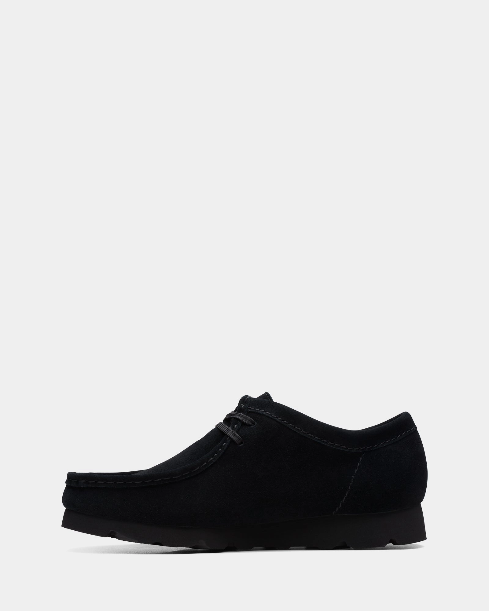 Wallabee Gore-Tex Black Suede Break Step Bush Step