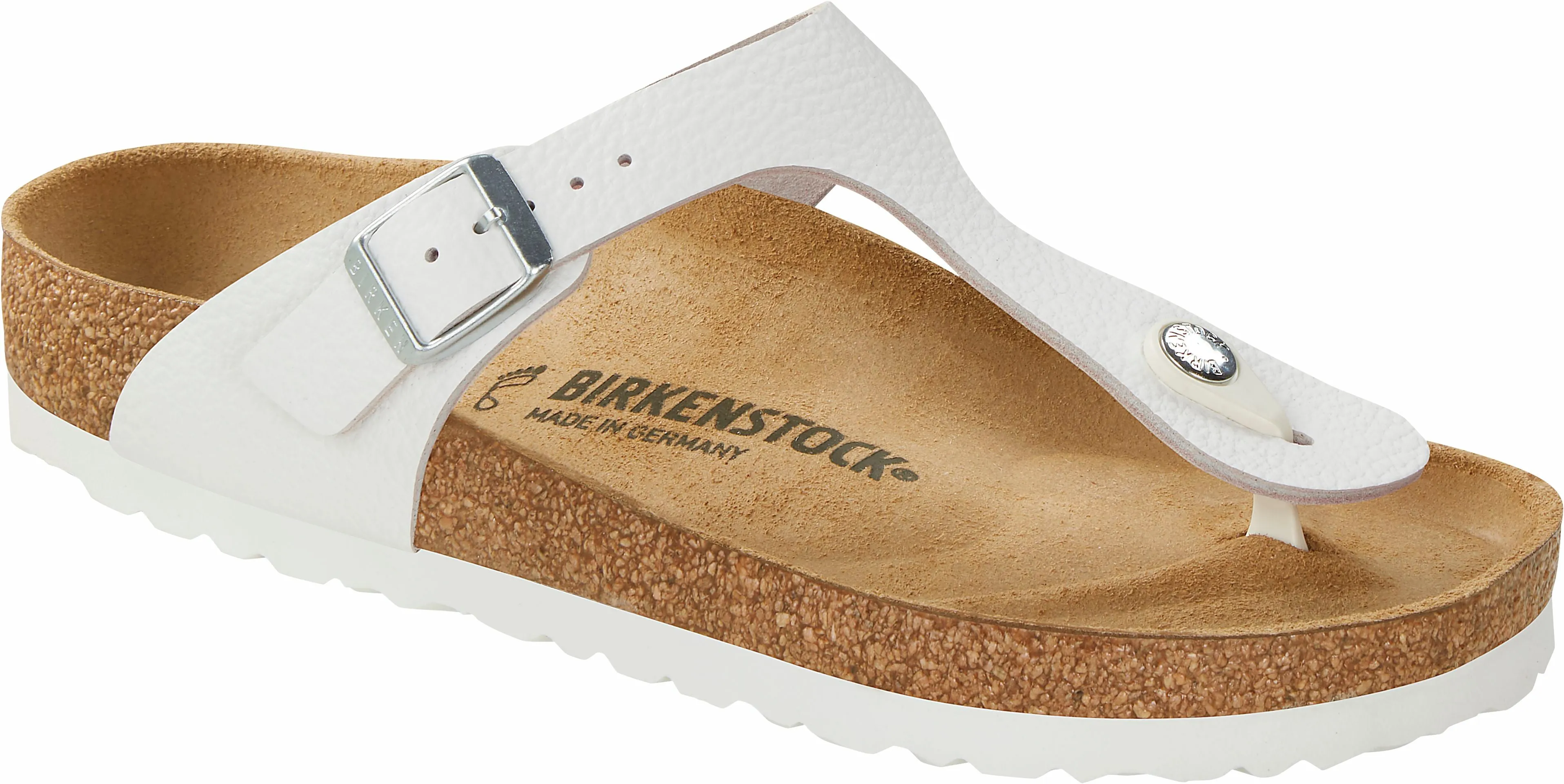 Light Touch Birkenstock Gizeh White leather 1024328