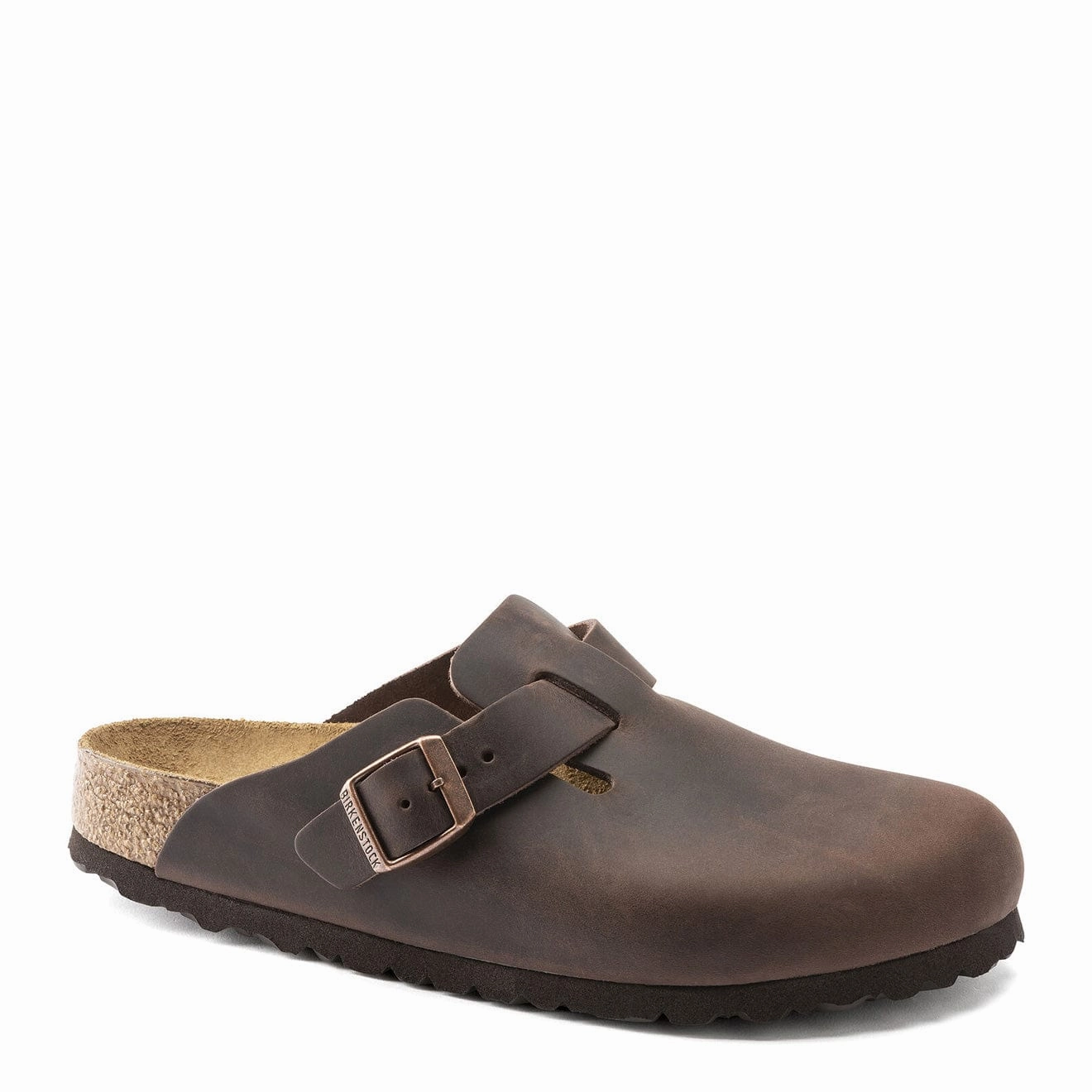 Relaxing Flats Birkenstock Boston NU Reg Sandal Oiled Habana