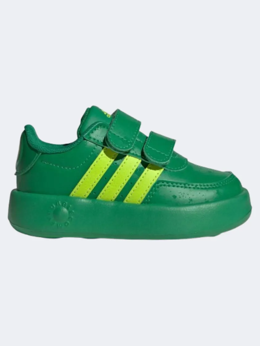Adidas Breaknet Monsters Infant Boys Sportswear Shoes Green/Solar/Black Adidas Ultraboost 1.0 Dna Shoes