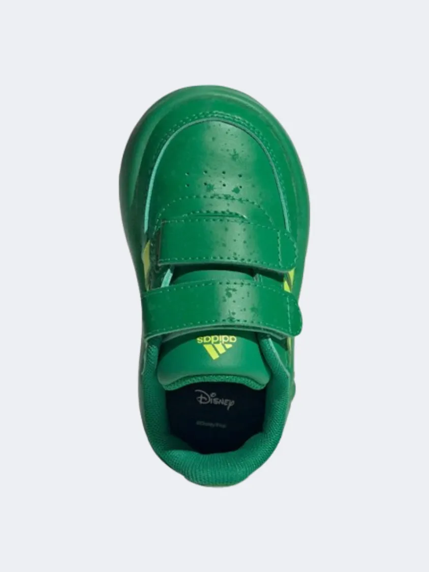 Adidas Breaknet Monsters Infant Boys Sportswear Shoes Green/Solar/Black Adidas Barricade Tennis Shoes