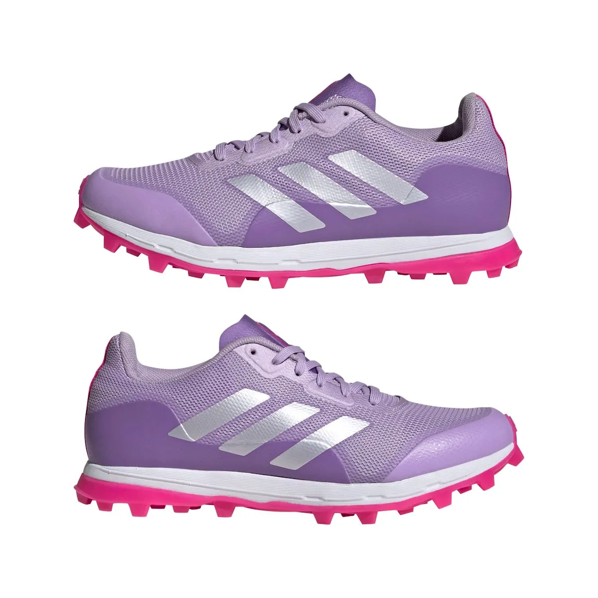 Adidas Fabela Zone Purple Hockey Shoes 25/26 Adidas Brand 3 Stripes Shoes