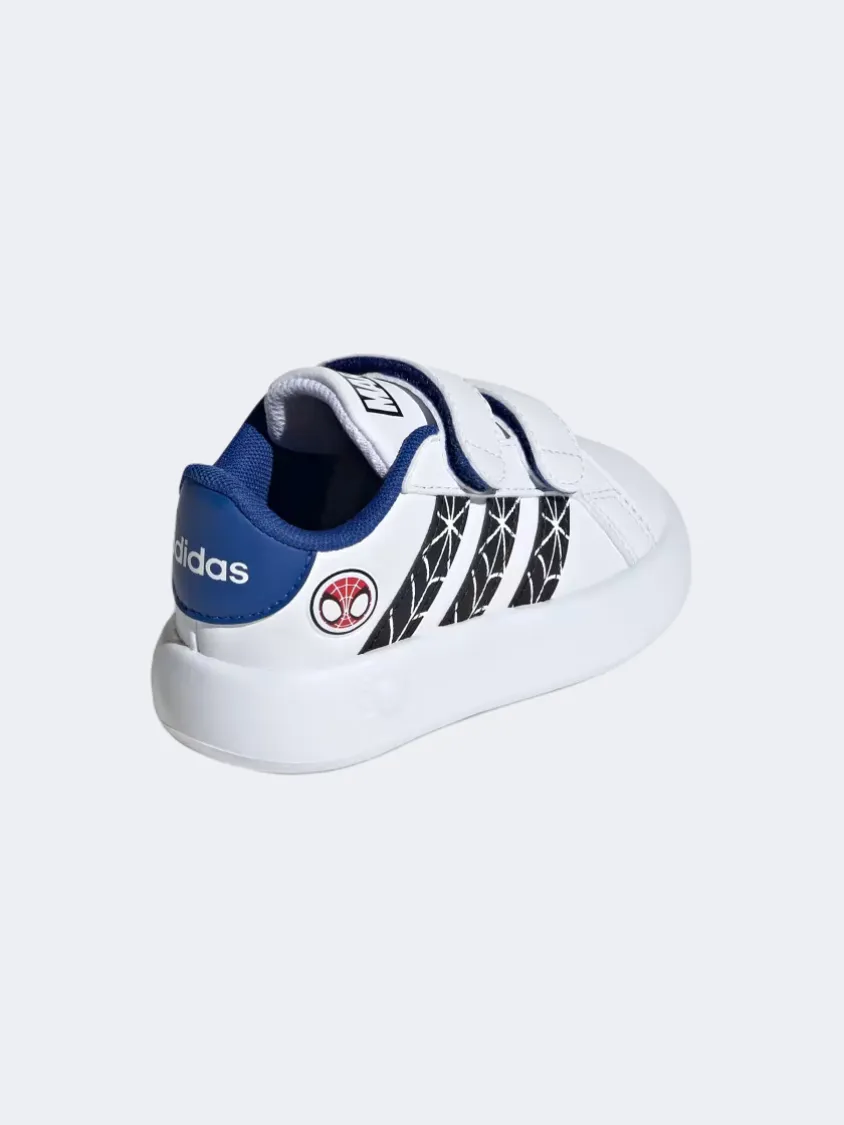 Adidas Marvel Spider Man Grand Court Infant-Boys Sportswear Shoes White/Black/Blue Adidas Duramo Sl 2 Running Shoes
