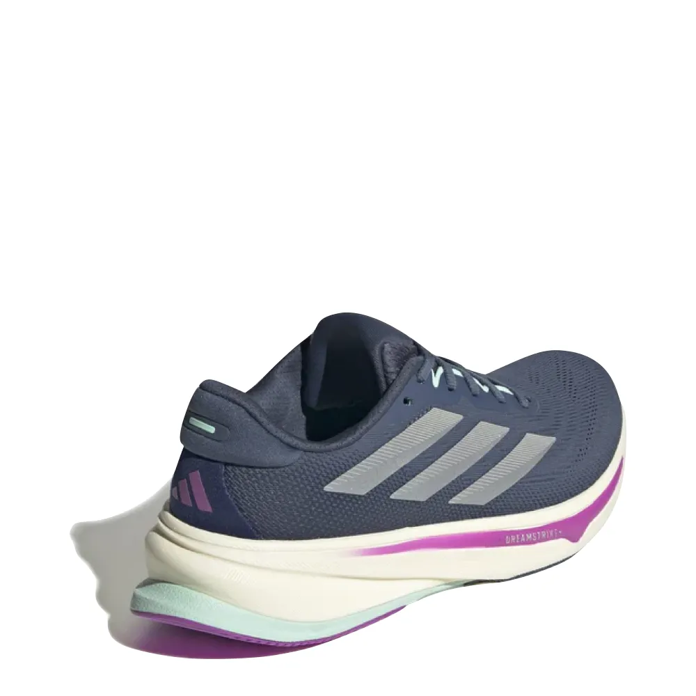 Adidas Women's Supernova Rise 2 Sneaker in Preloved Ink/Matte Silver/Preloved Ink Wrestling Shoes Adidas