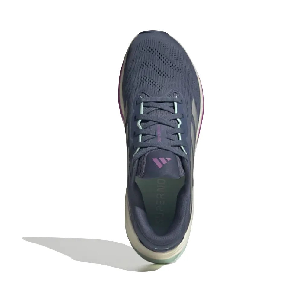 Adidas Women's Supernova Rise 2 Sneaker in Preloved Ink/Matte Silver/Preloved Ink Baseball Adidas Turf Shoes