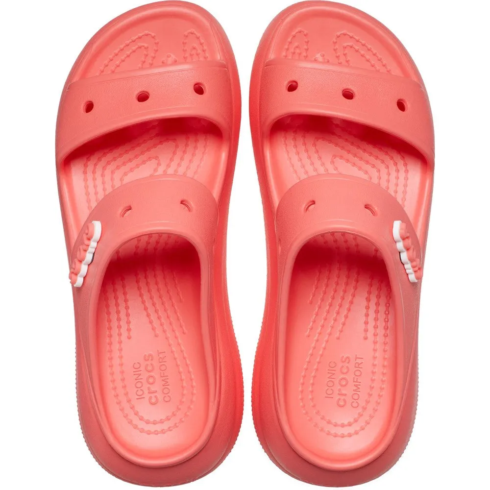 Crocs Unisex Classic Crush Sandal Casual Footwear for Travel