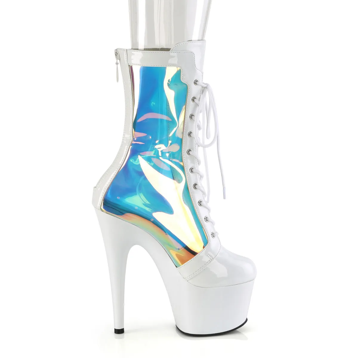 ADORE-1047 Pleaser White Patent Sexy Platform Shoes (Pole Dancing Heels) Asics Shoes New Model