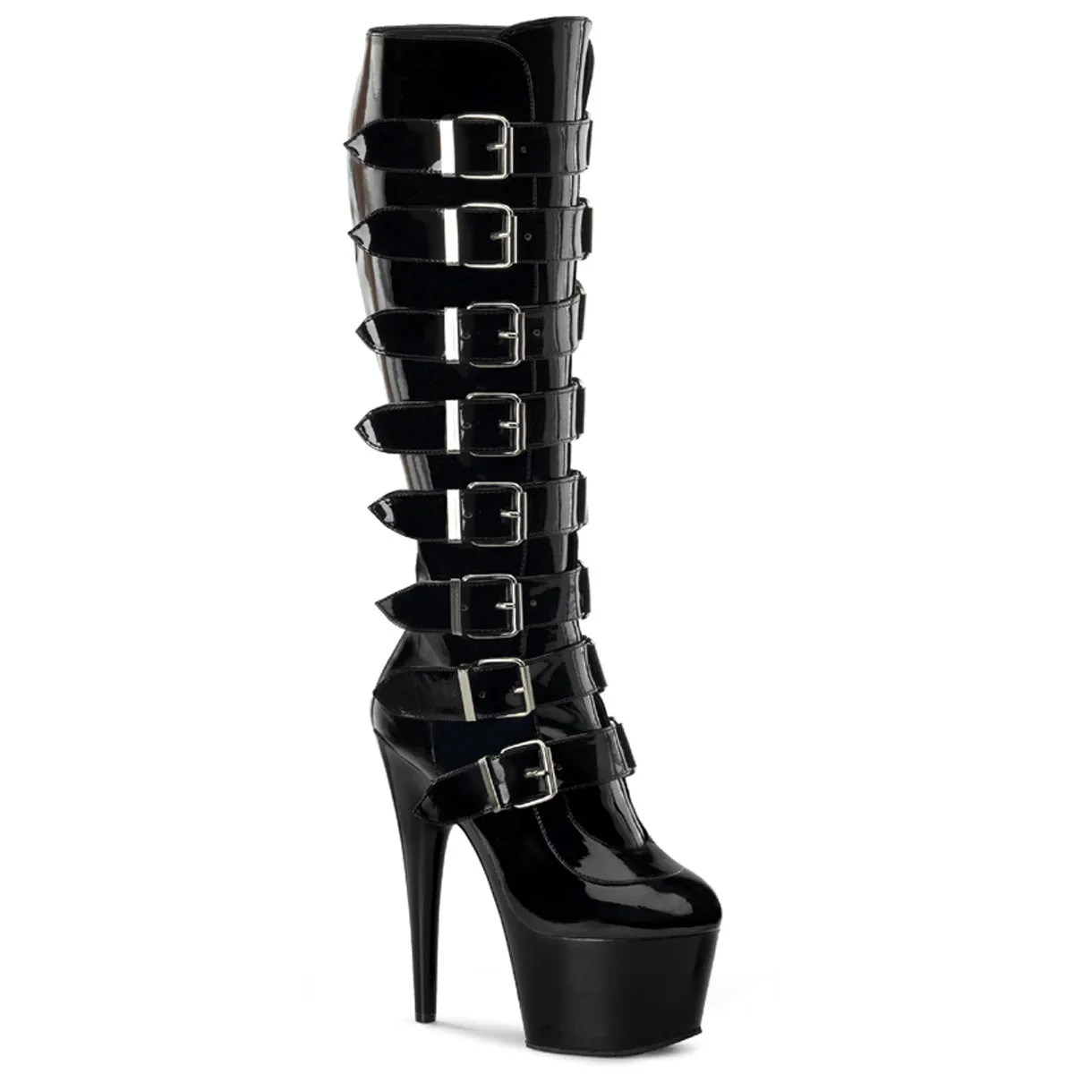 ADORE-2043 Pleaser Black Patent Sexy Platform Shoes (Pole Dancing Heels) Asics Shoes Gel Contend 9