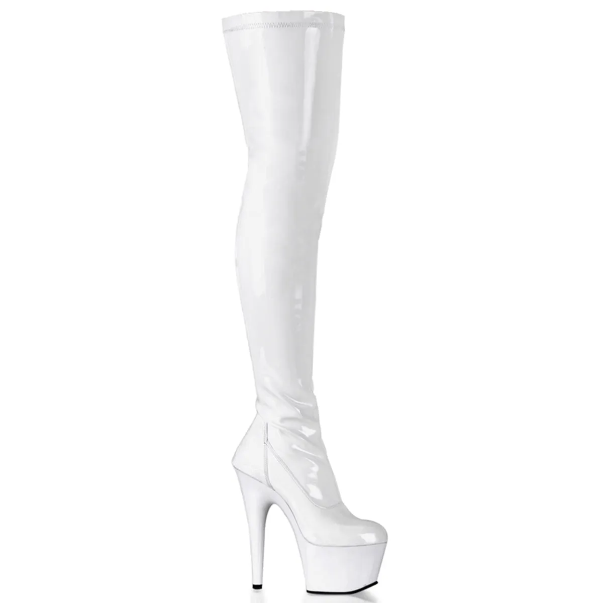 ADORE-3000 Pleaser White Sexy Platform Shoes (Pole Dancing Heels) Asics Barefoot Shoes