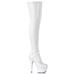 ADORE-3000 Pleaser White Sexy Platform Shoes (Pole Dancing Heels) Best Asics Shoes For Zumba