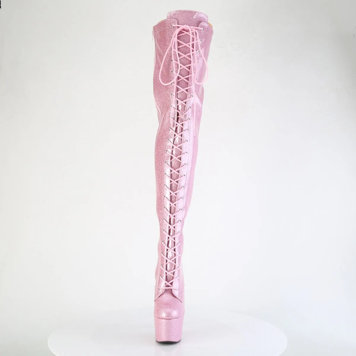 Og Asics Exeo Wrestling Shoes ADORE-3020GP Pleaser Baby Pink Glitter Sexy Platform Shoes (Pole Dancing Heels)