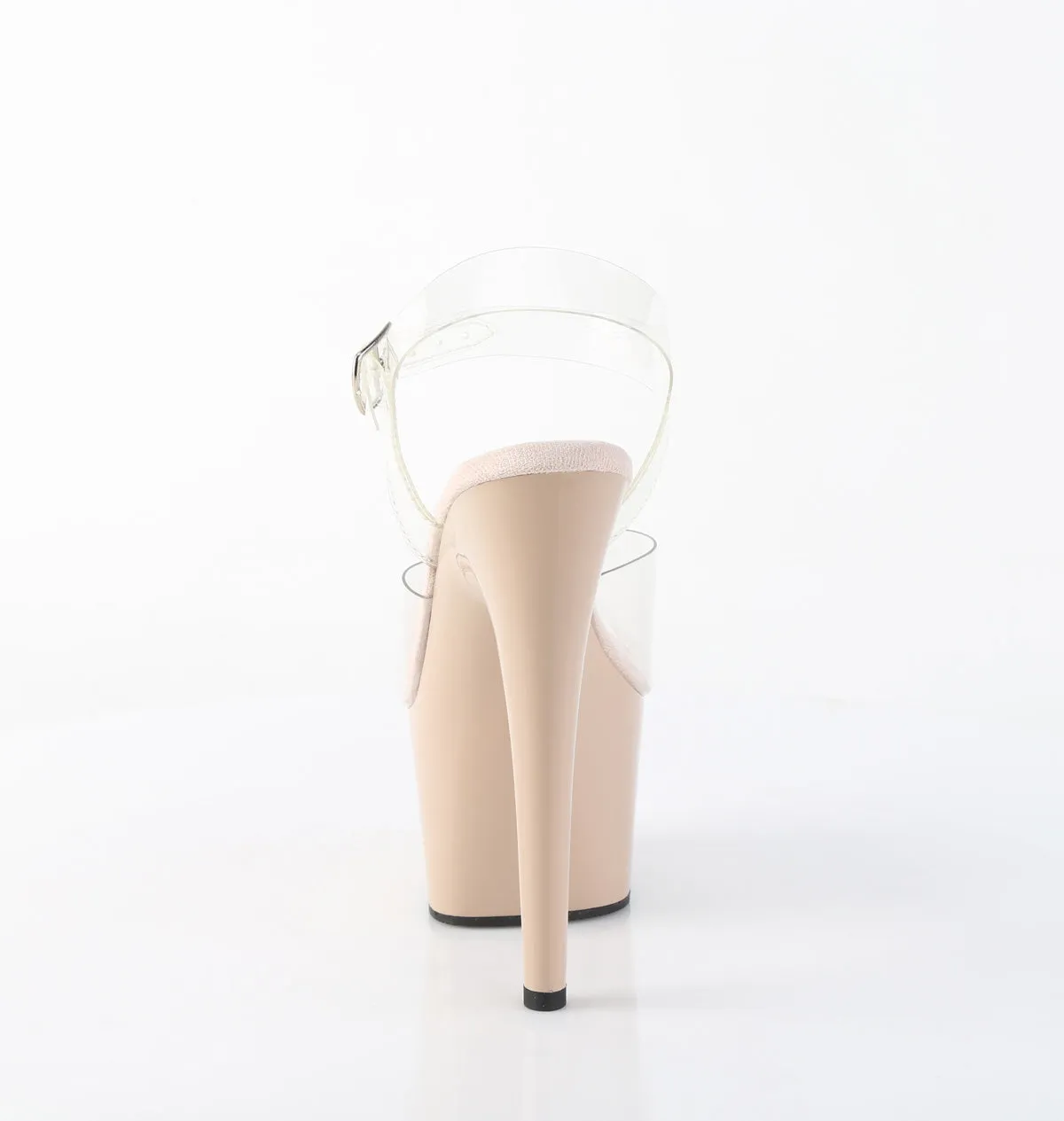 ADORE-708 Pleaser Clear/Nude Sexy Platform Shoes (Pole Dancing Heels) Ichigo Shoes Asics