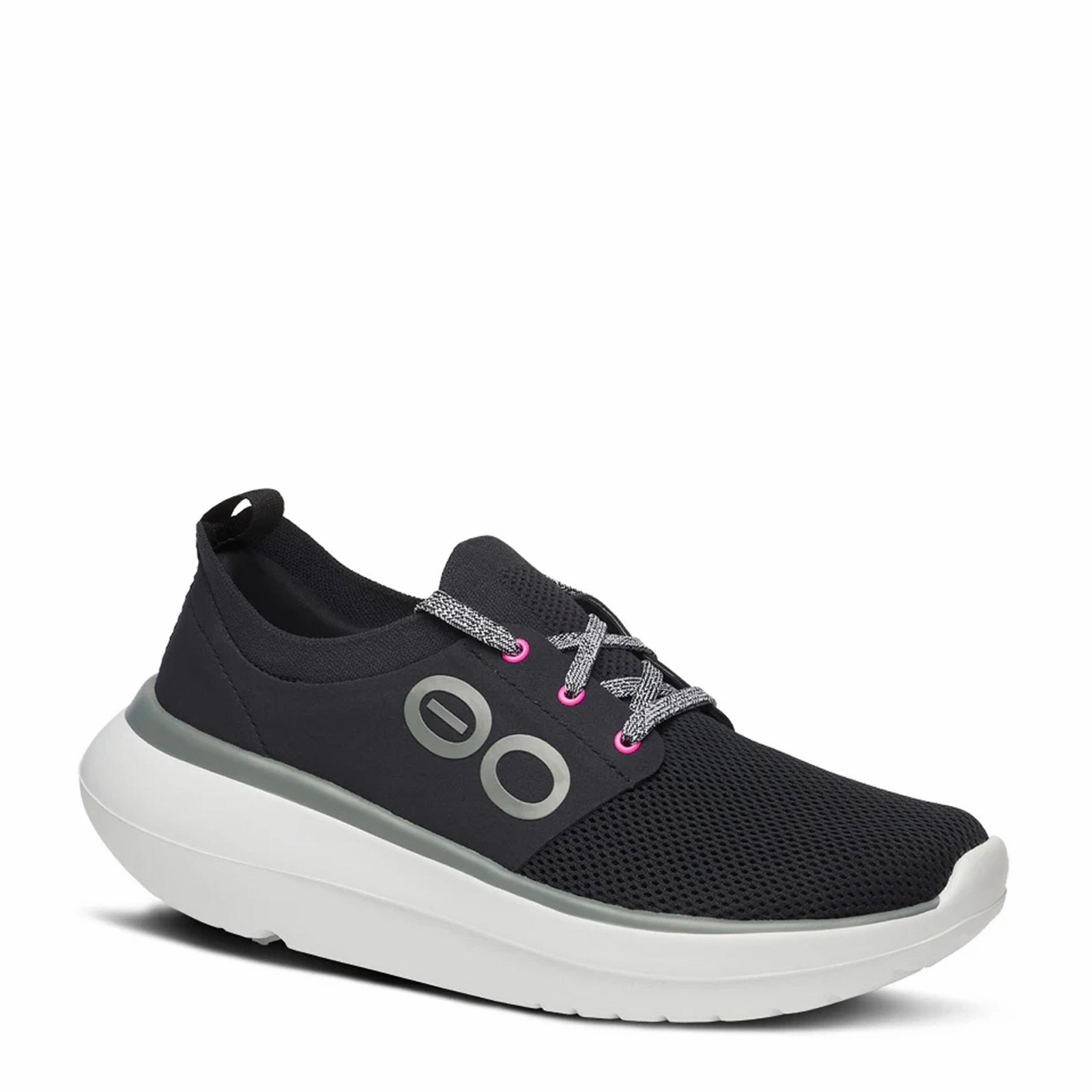running during a thunderstorm Women's OOfos, OOmy Stride Sneaker
