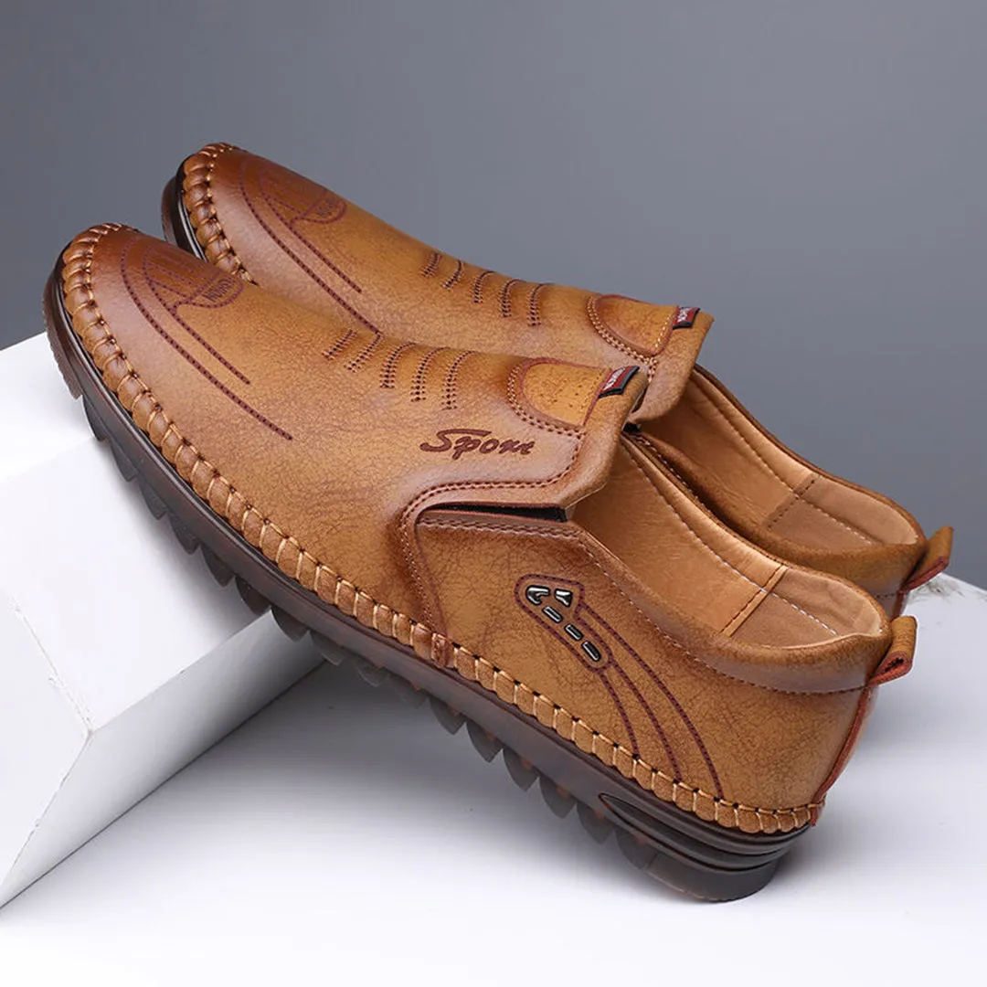 AMERIGO - Zachte herenschoenen Suede Yacht Loafers