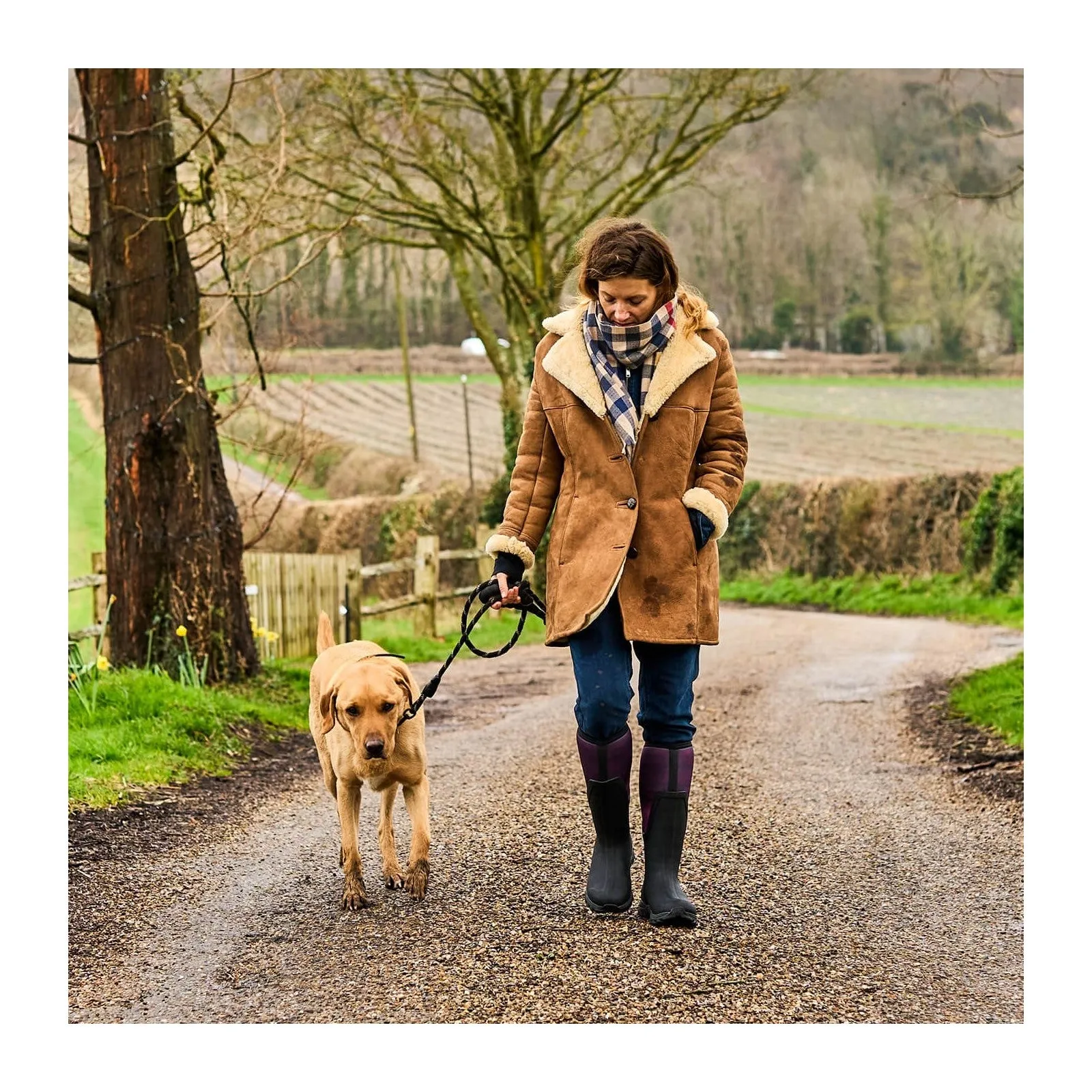 Romeos Boots Muck Boots Arctic Sport II Tall Wellington Black Magenta Fade