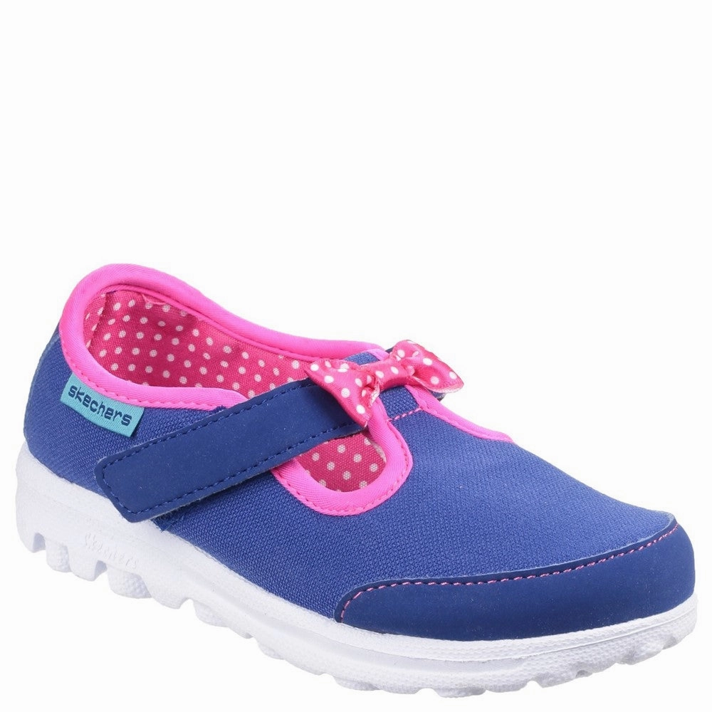 City Life Skechers Go Walk - Bitty Bow