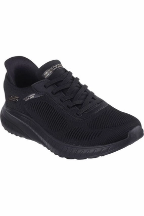 personal achievement running shoe charm Skechers Ladies 117497 BOBS SQUAD CHAOS CURRENT MU in Black
