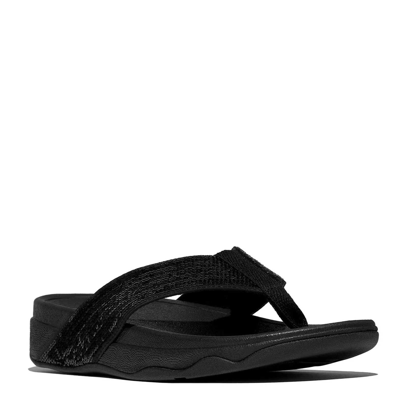 Women's FitFlop, Surfa Sequin Sandal Chic Flats Pool Fun