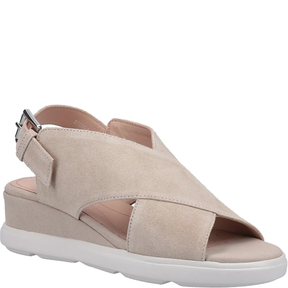 Supportive Design Geox D Pisa A Buckle Sandal