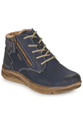 Minimal Aesthetic Mud Friendly Josef Seibel Conny 91752 Ocean waterproof boots