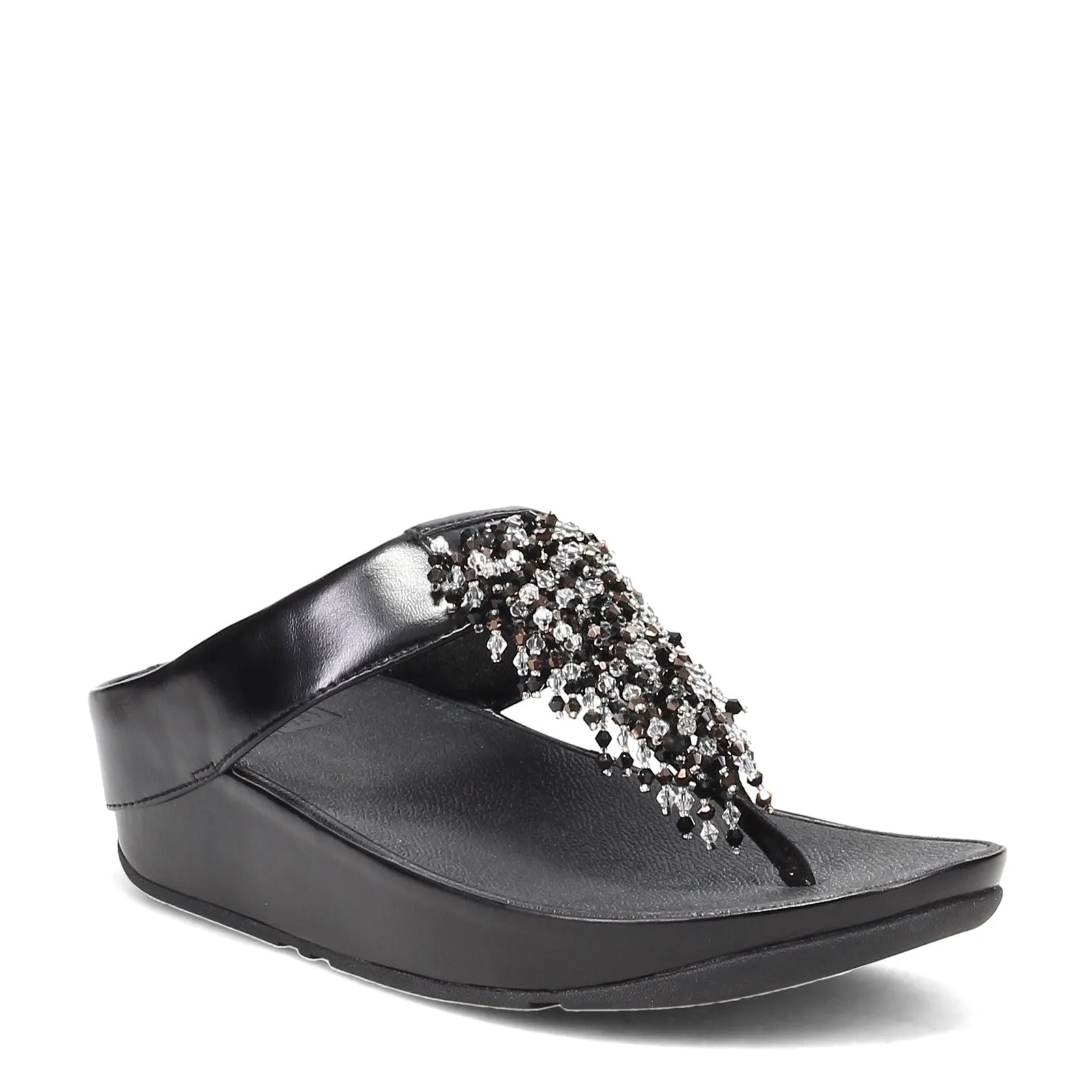 Springy sole Women's FitFlop, Rumba Beaded Toe-Post Sandal