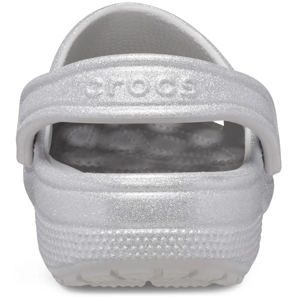 Crocs Unisex Classic Glitter Clog Chain Touch
