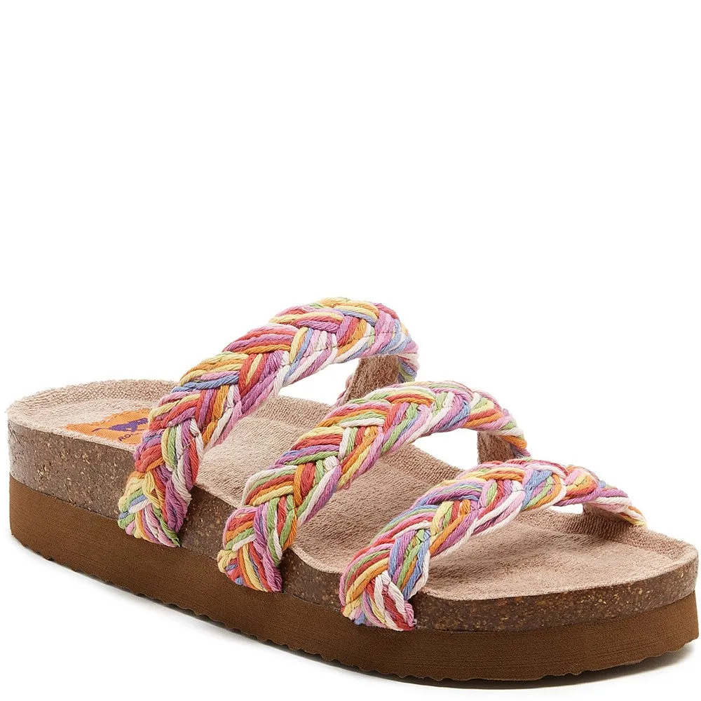 Rocket Dog Ashley String Braid Sandal Urban Look Cushioned Insole