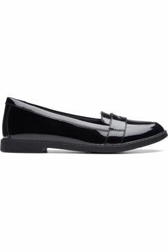 Trend Comfort Design Race Glow Clarks Scala Loafer Youth black patent