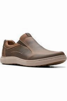 Clarks Mapstone Step in Beeswax Leather Versatile Fit