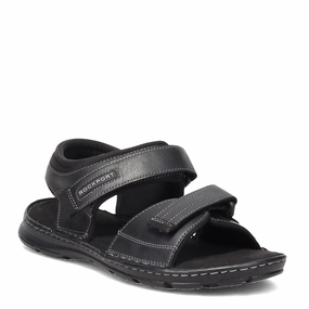 Foot Hug Flexible Upper Men's Rockport, Darwyn Quarter Strap Sandal