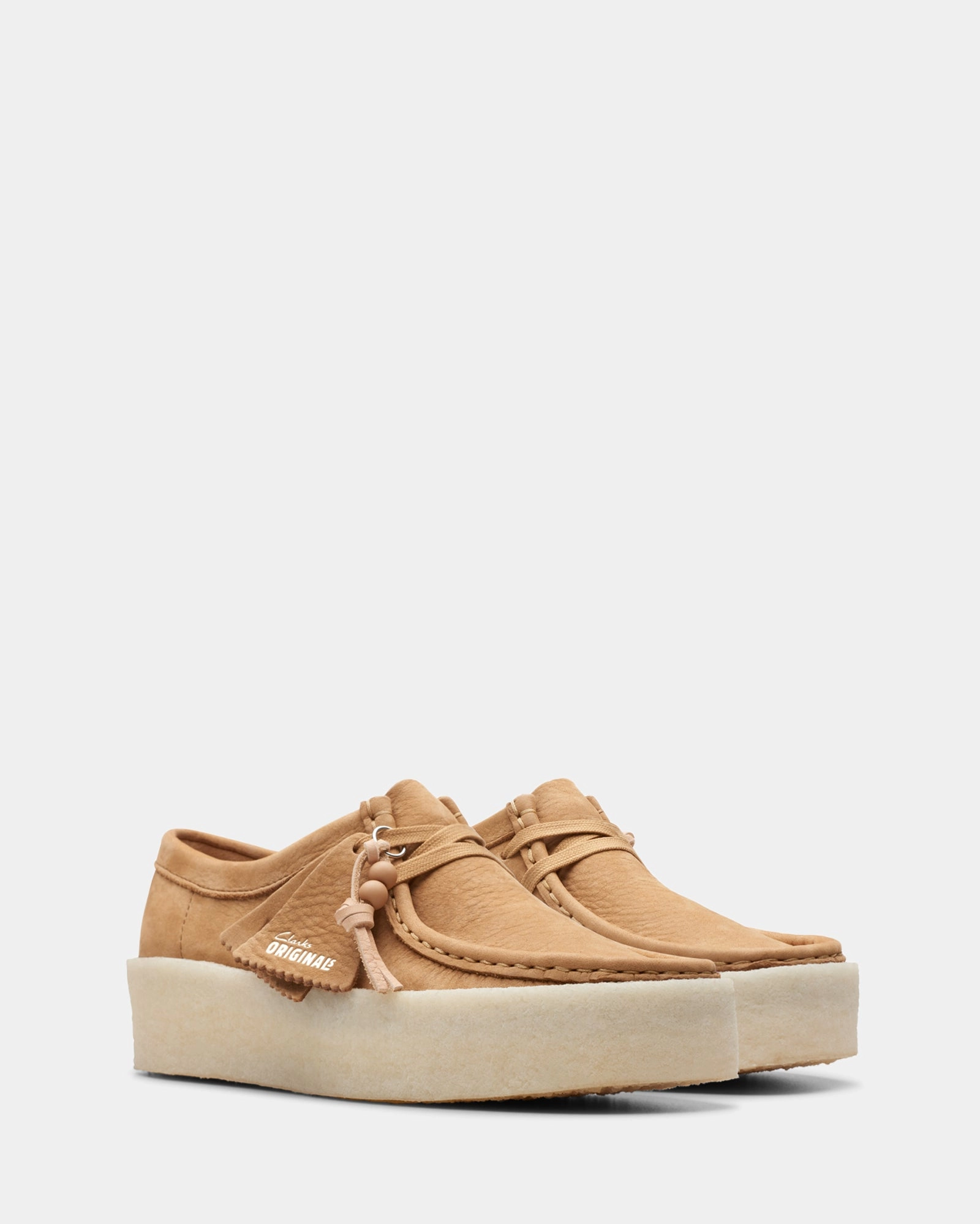Travel Mood Daily Routine Wallabee Cup. (W) Mid Tan Nubuck