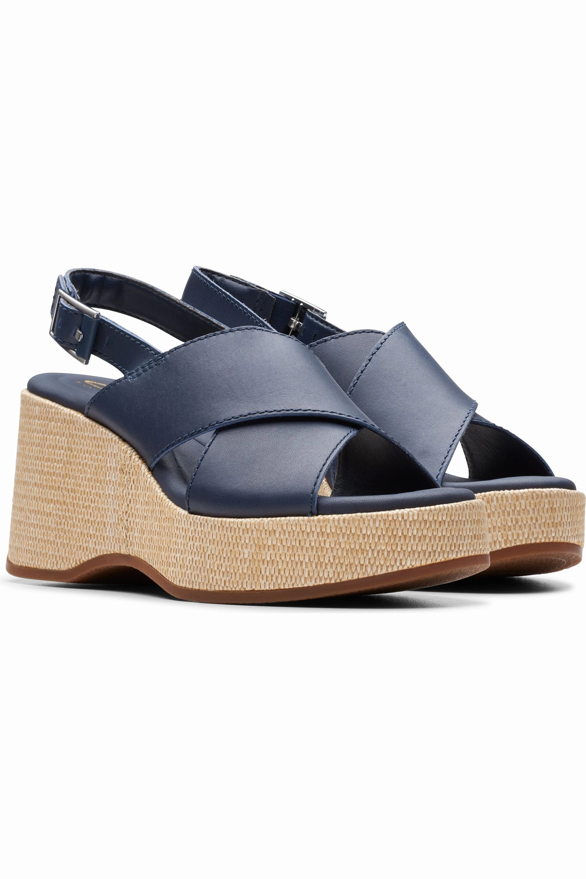 Celebrate Glow Soft Insole Clarks Manon Wish in Navy Leather