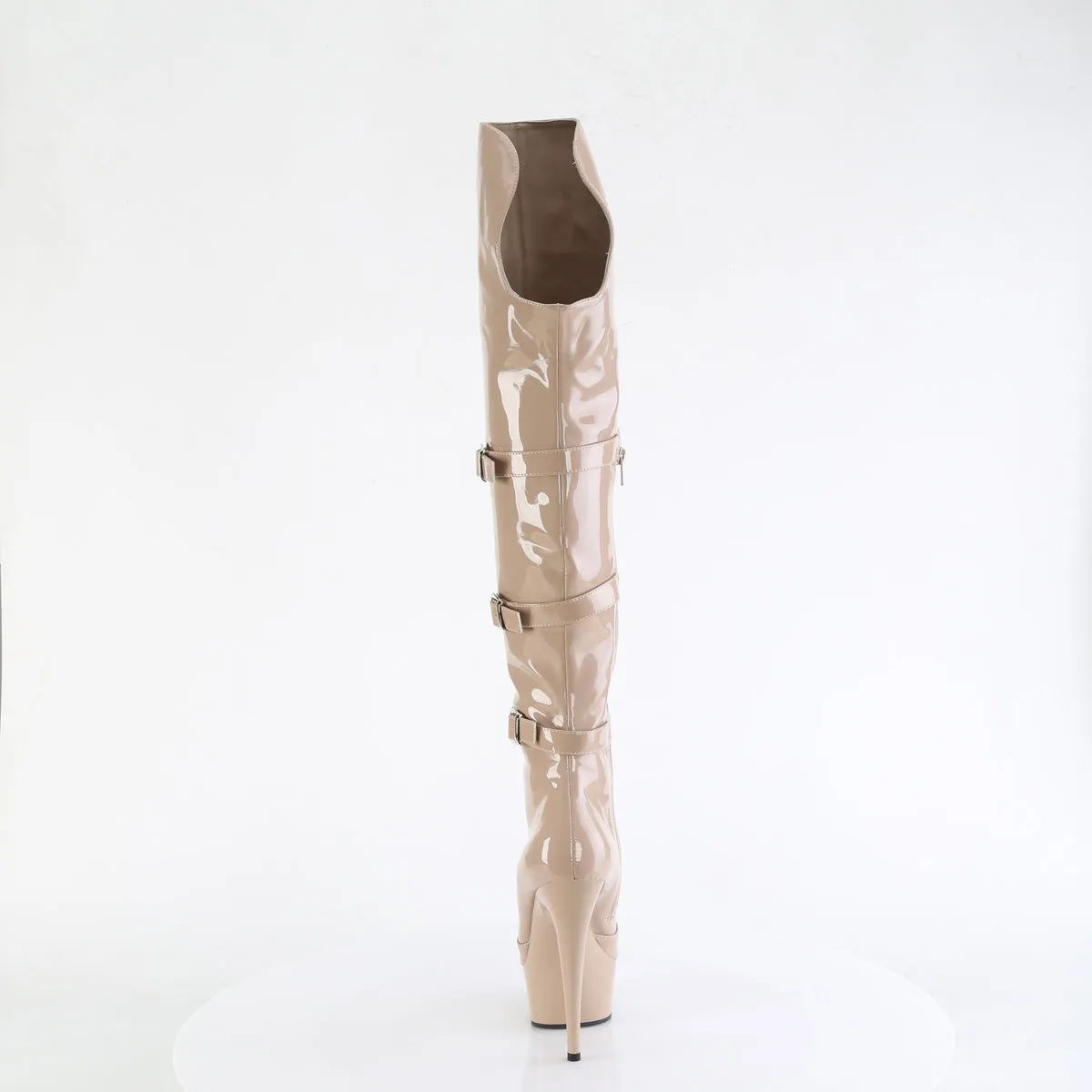 Asics Sky Elite Flytefoam Mid Top 3 Volleyball Shoes DELIGHT-3018 Pleaser Nude Sexy Platform Shoes (Pole Dancing Heels)